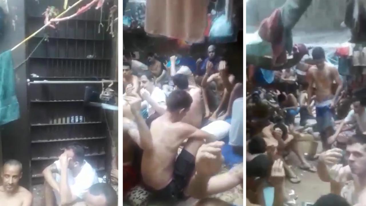 Presos de Cambé mostram, em vídeo, superlotação da cadeia