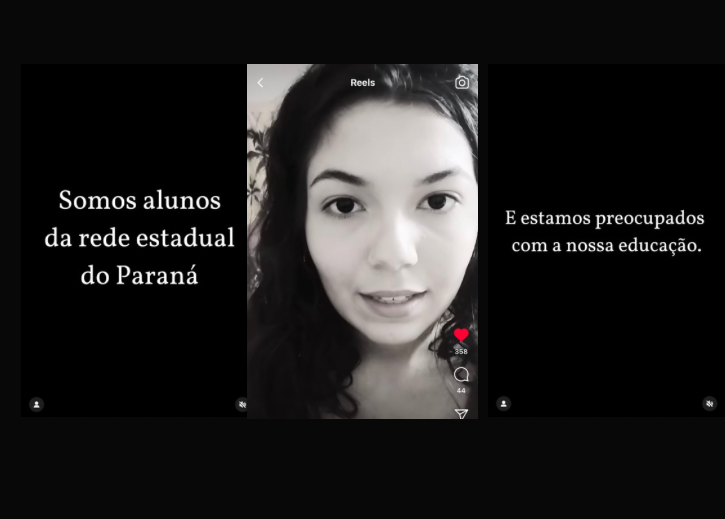 Estudantes se posicionam contra militarização de colégio em Londrina