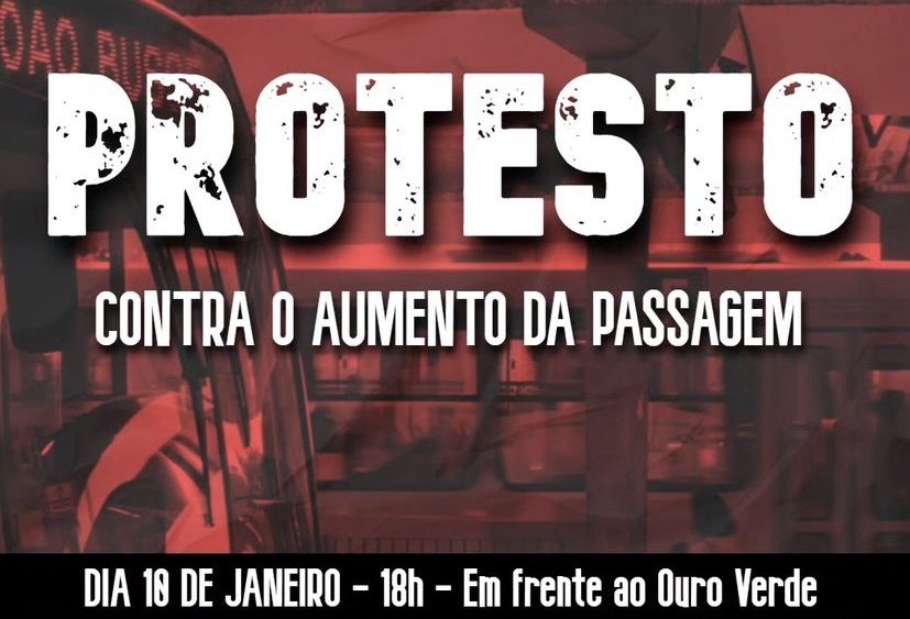 Alternativa Popular chama protesto contra aumento da passagem