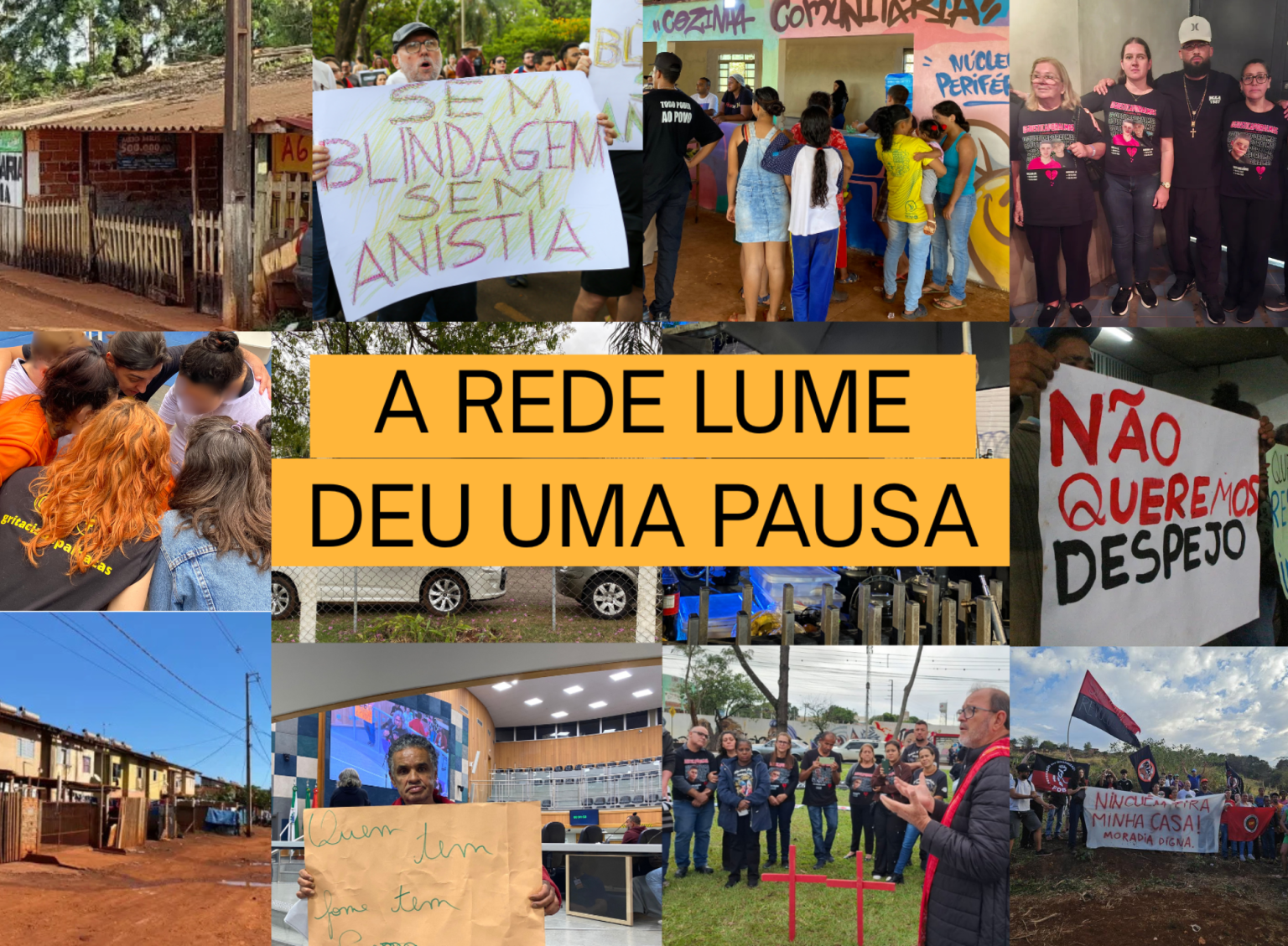 A Rede Lume deu uma pausa