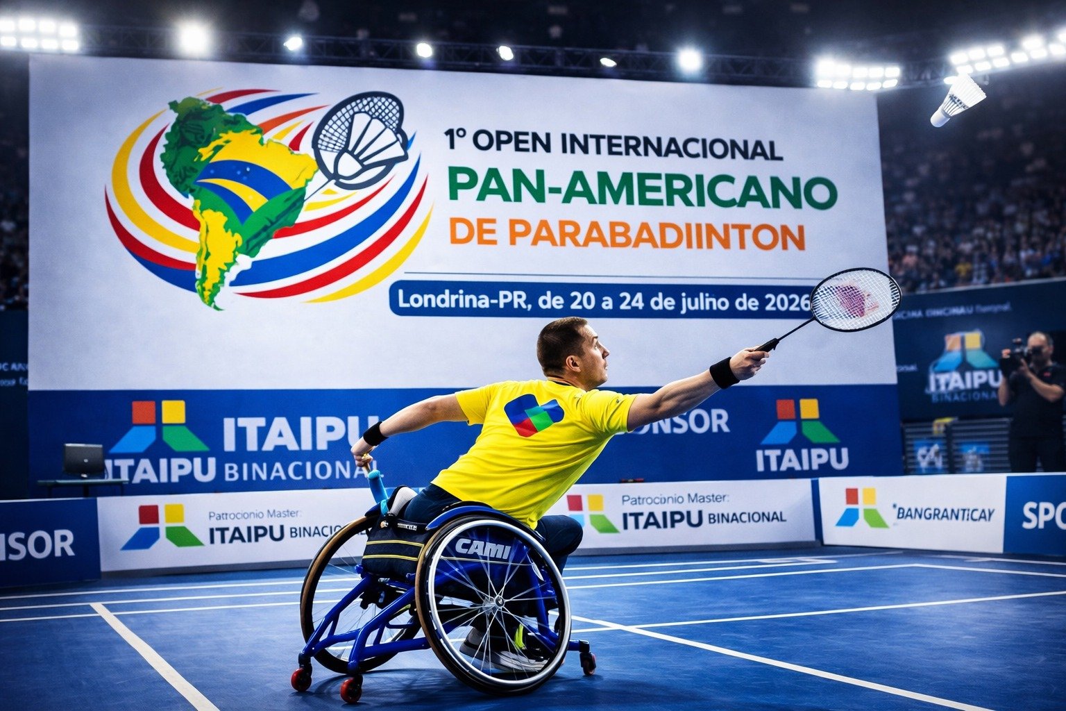 Londrina vai sediar 1º Open Internacional Pan-Americano de Parabadminton