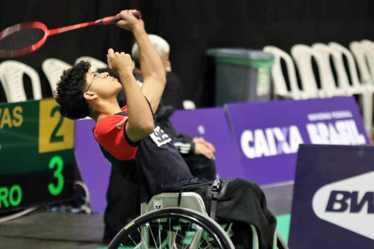 Campeão brasileiro sub-23, Pedro Alves estará no Open de Parabadminton em Londrina